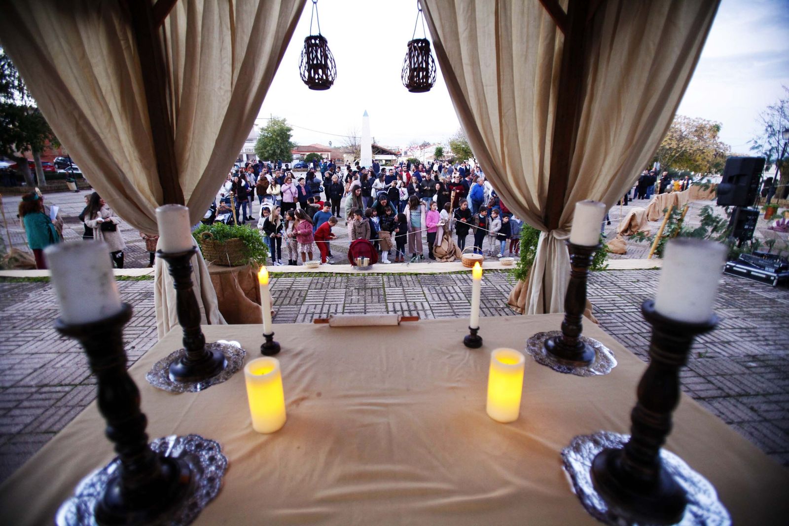 Las imágenes de los Reyes Magos recogiendo el oro en las Minas de Tharsis