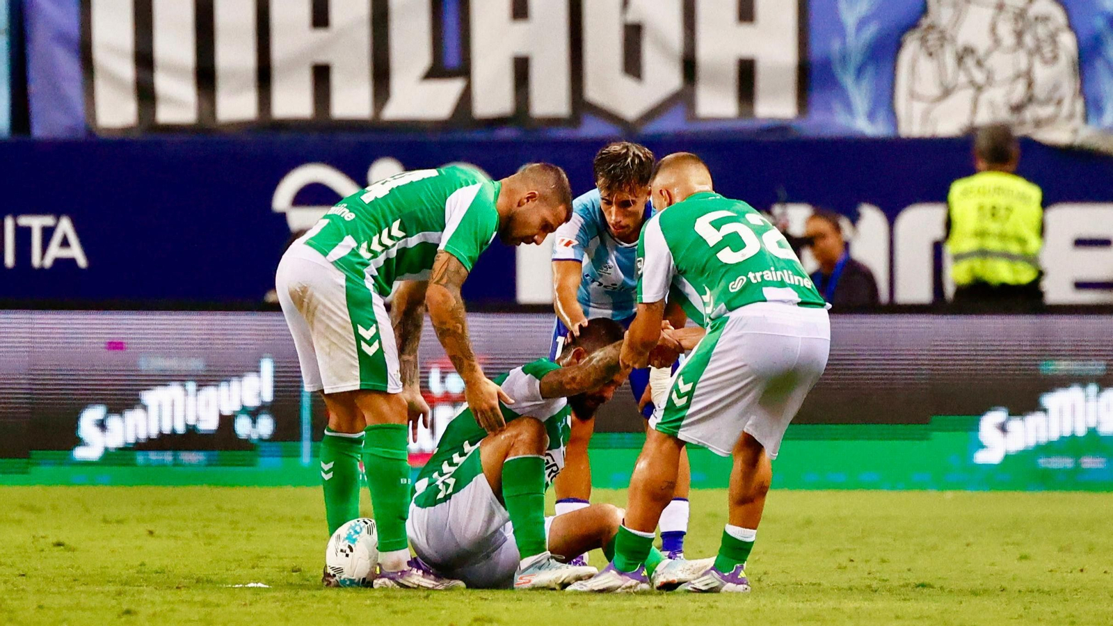 Isco tras recibir la falta