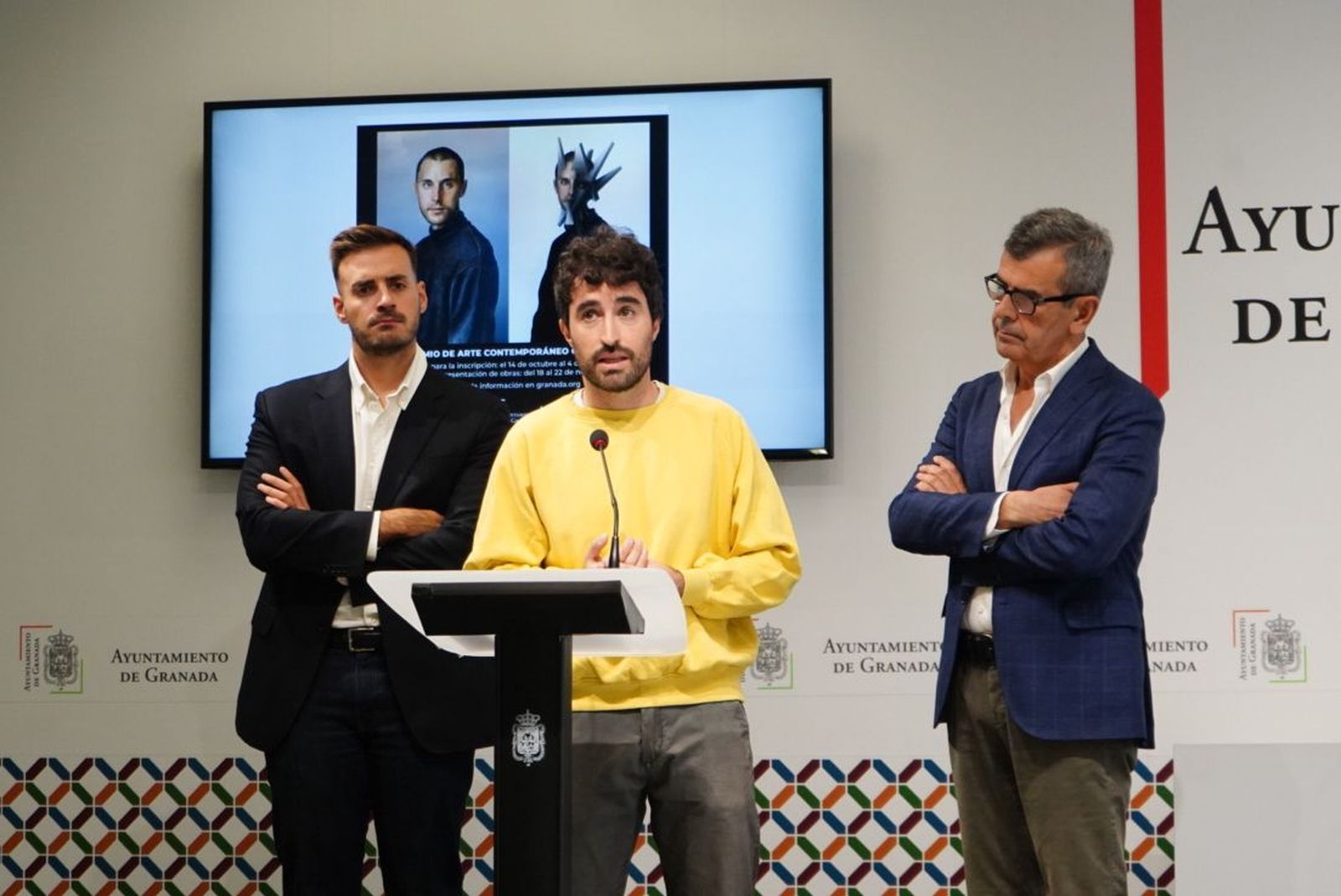 Presentación del concurso en la sala de prensa del Ayuntamiento.