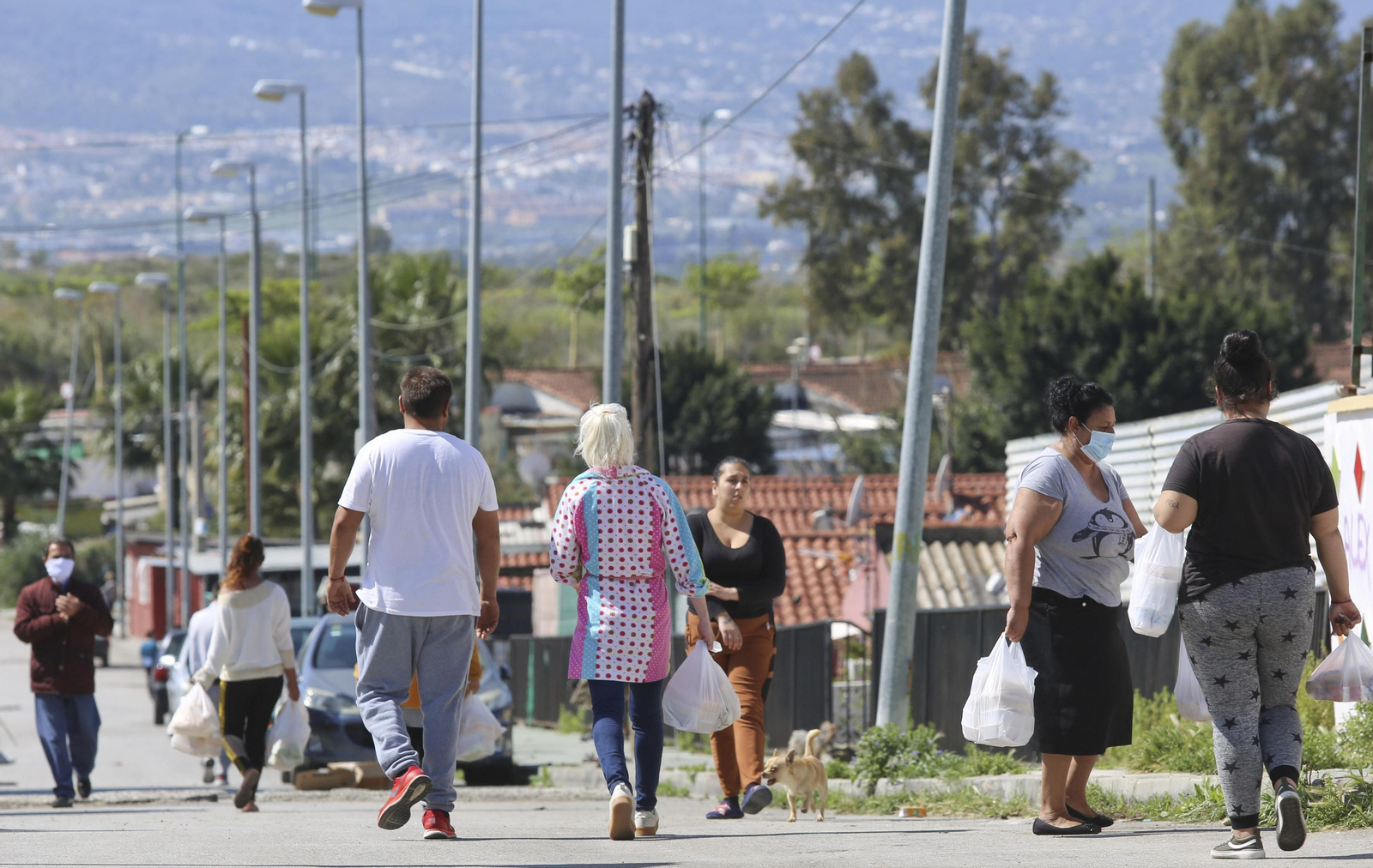 Coronavirus en Los Asperones de Málaga, en fotos