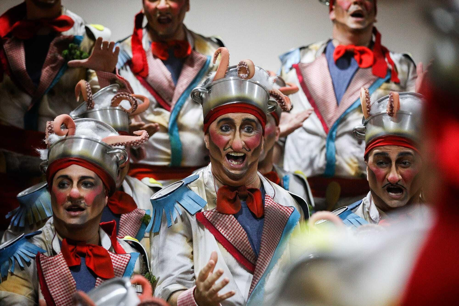 Ambiente en camerinos