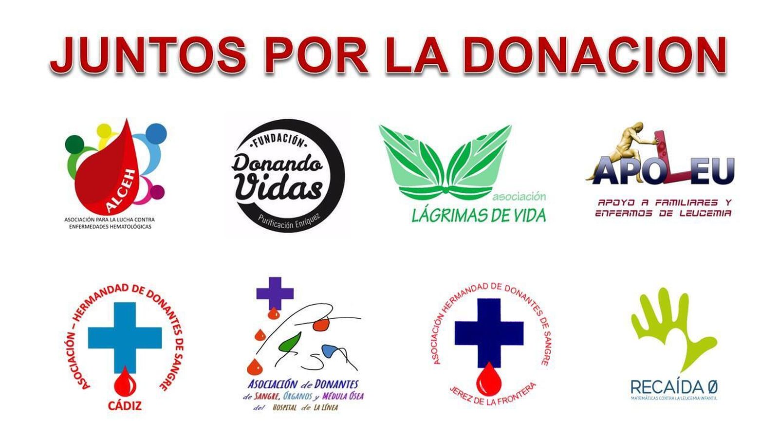Logotipos de las ocho entidades.