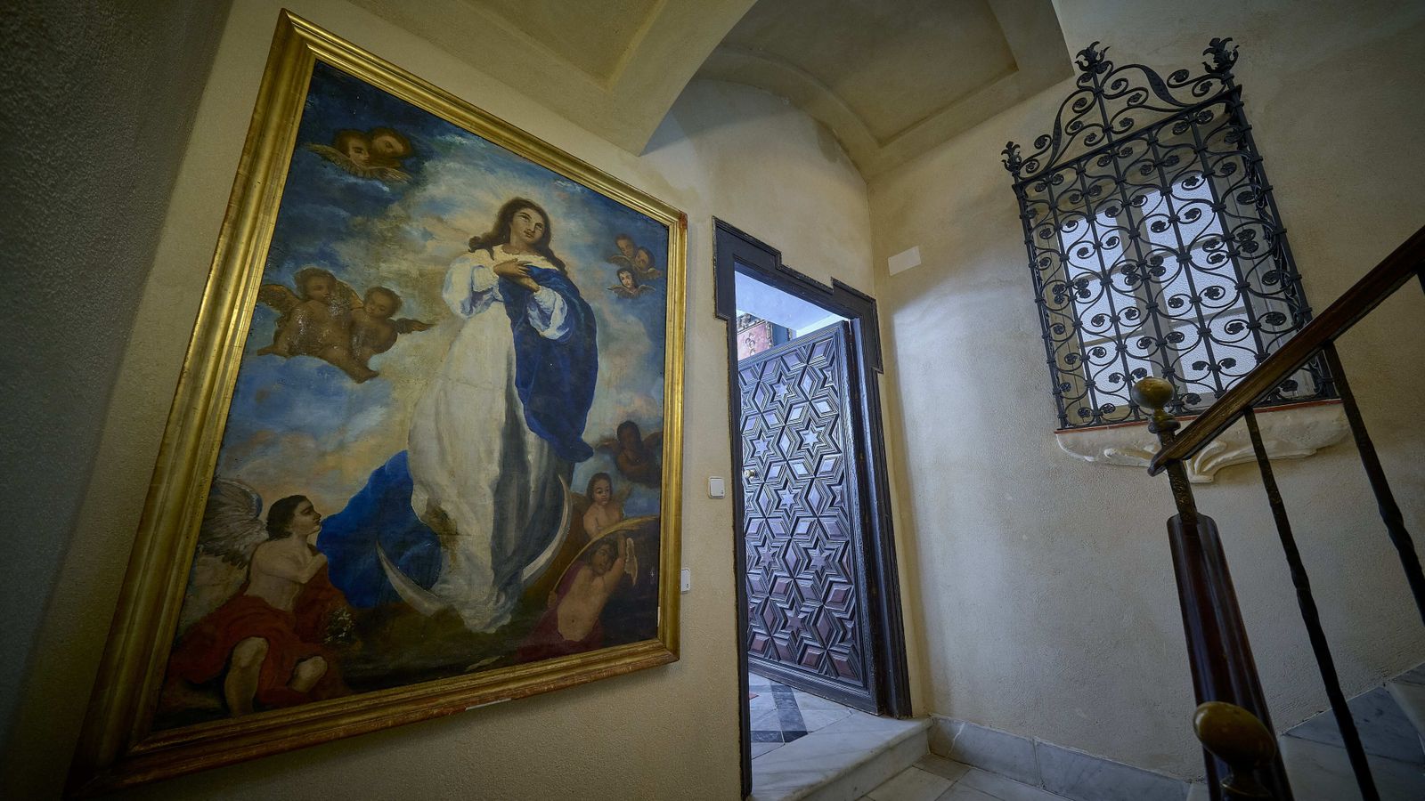 Interior de la finca en Antonio López 7.