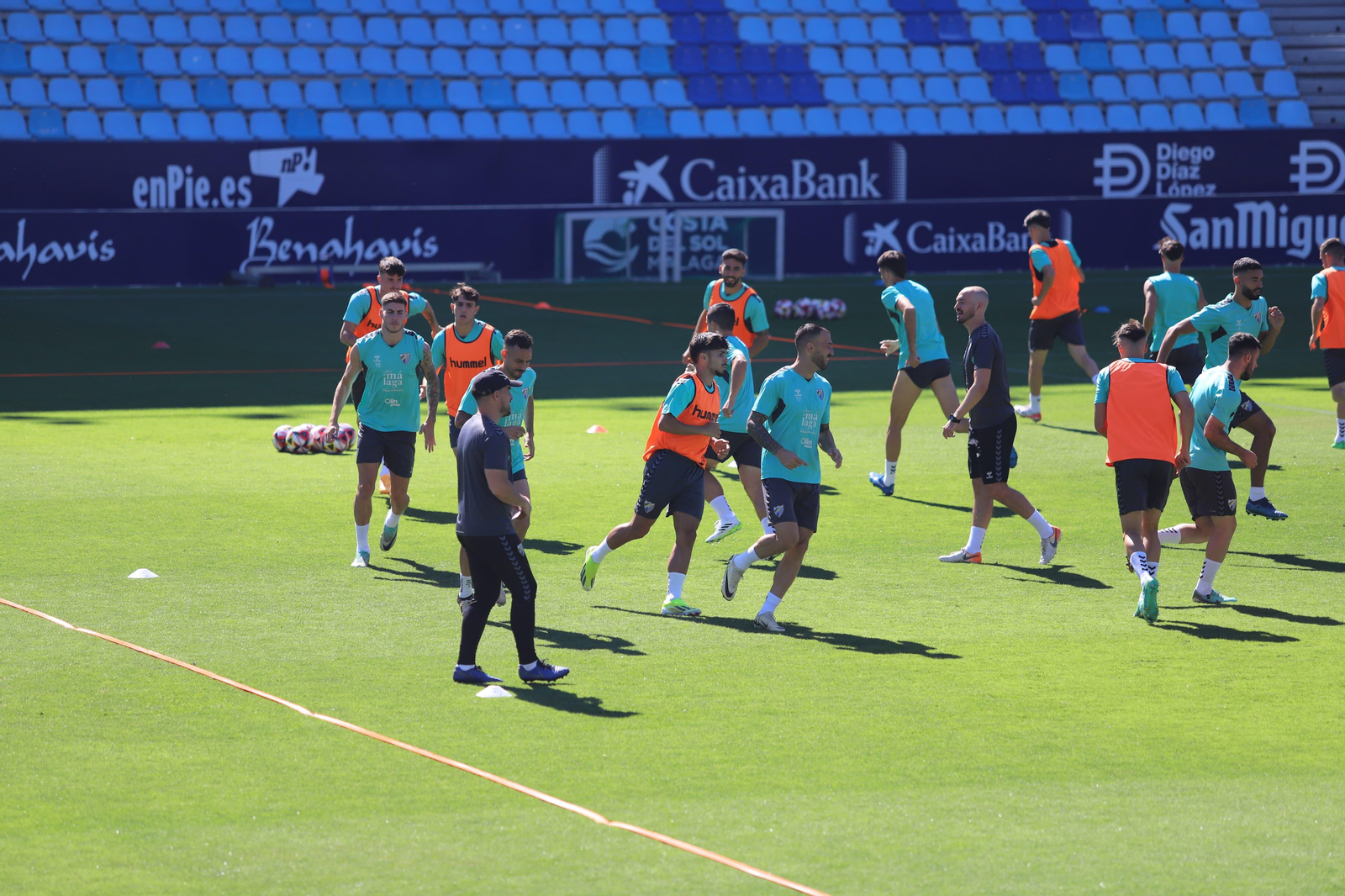 Las fotos del último entrenamiento del Málaga de la temporada