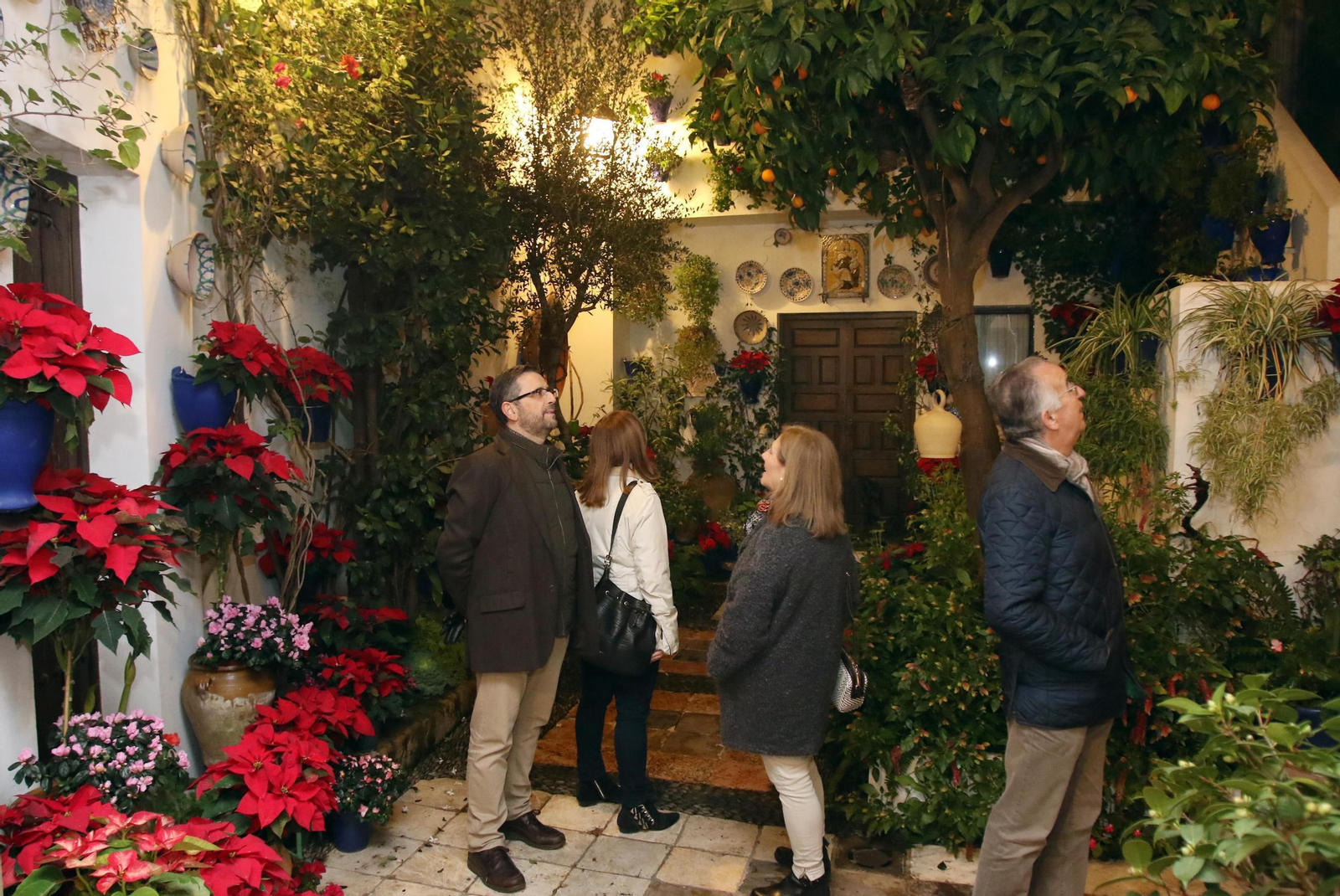 Patio de Rafael Barón ayer, en Pastora, 2.