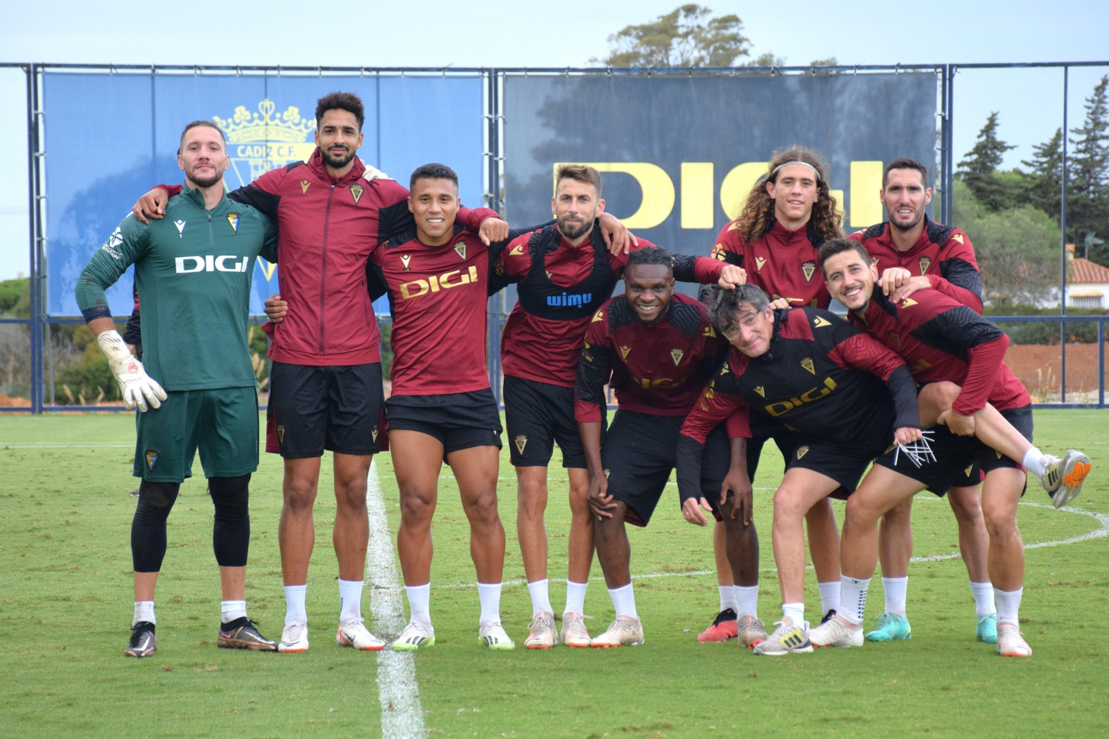 Los ganadores de los partidillos del último entrenamiento.