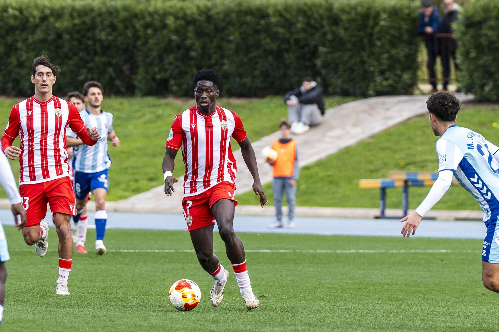 Las imágenes del Almería B y Atlético Malagueño en el Anexo de los Juegos Mediterráneos