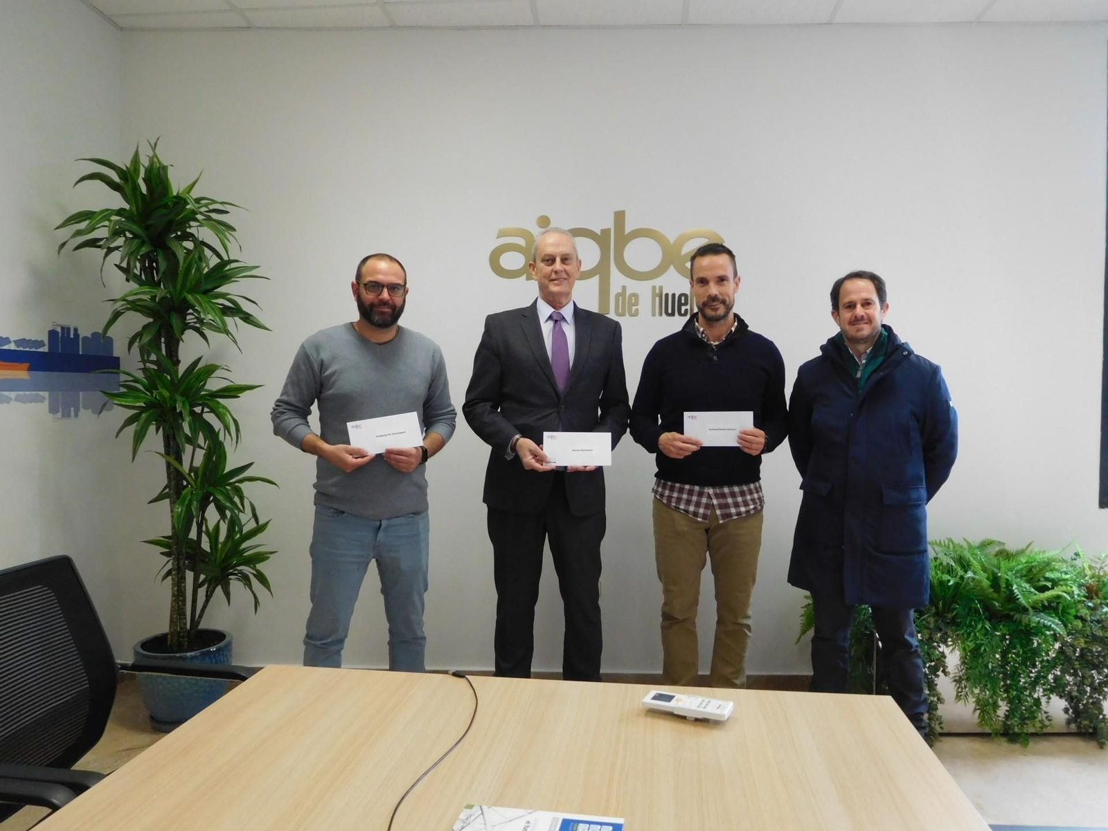 David Ibáñez, Juan del Olmo, Agustín Jiménez Gómez y Antonio Garzón.