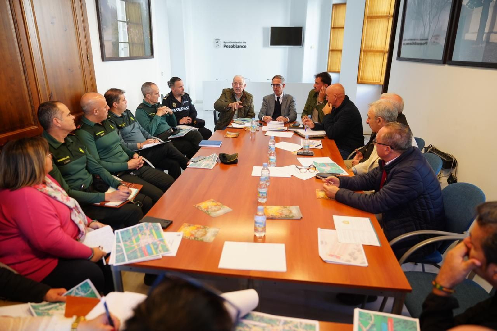 Un momento de la Junta Local de Seguridad.
