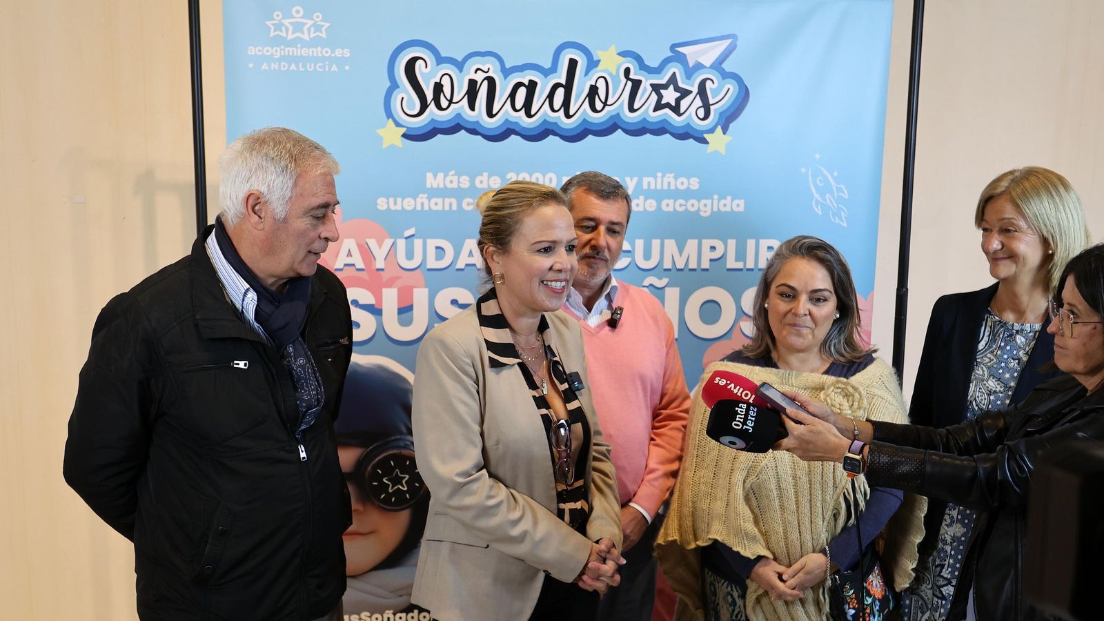 Un instante de la inauguración.