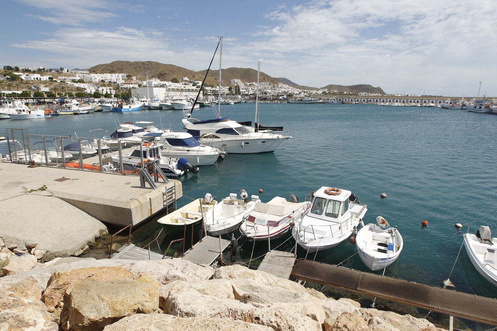 Fotogalería protestas pescadores de Carboneras