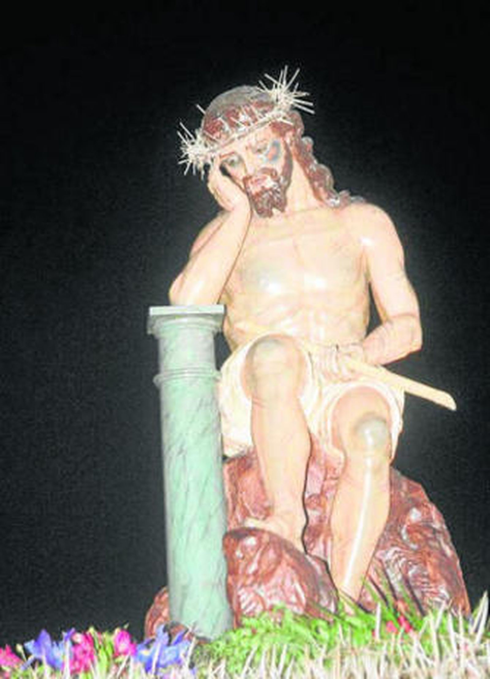 La genial imagen del Cristo de la Humildad y Paciencia.