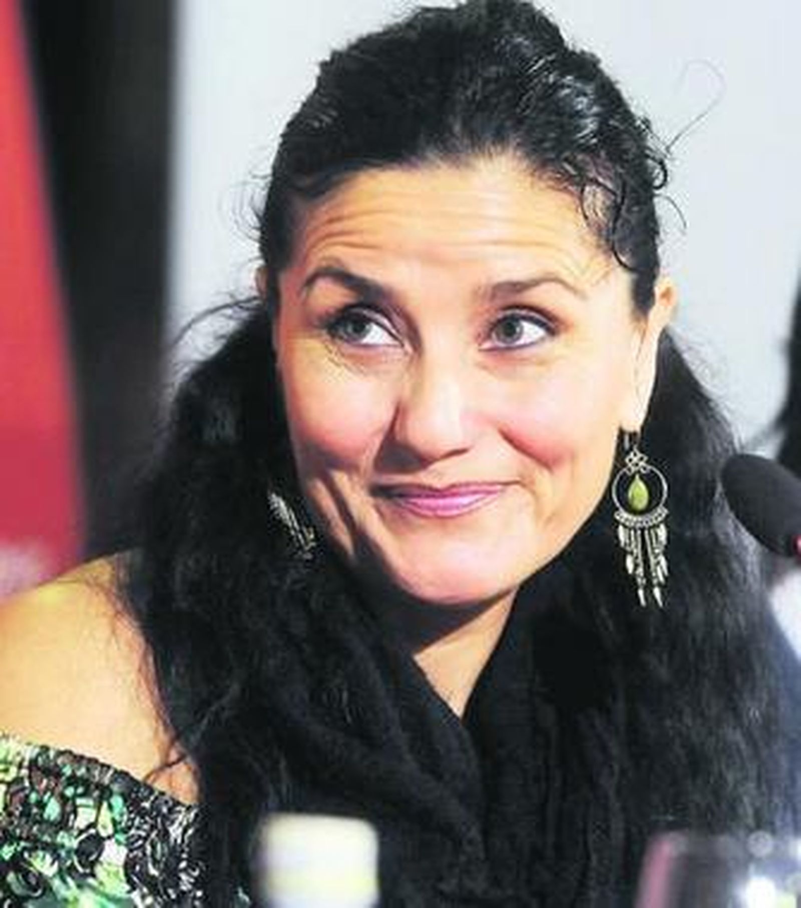 María Bermúdez durante la rueda de prensa de ayer en Jerez.