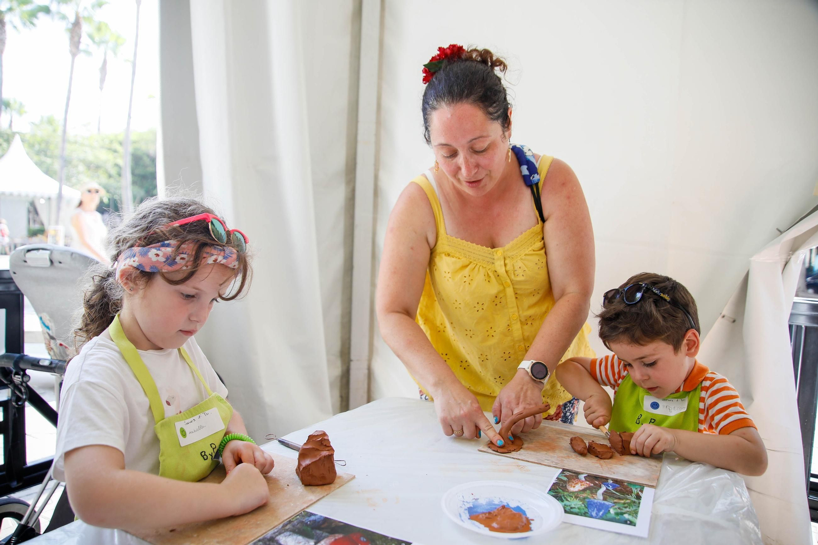 Los talleres infantiles de cerámica de 'Alfaralmería', en imágenes