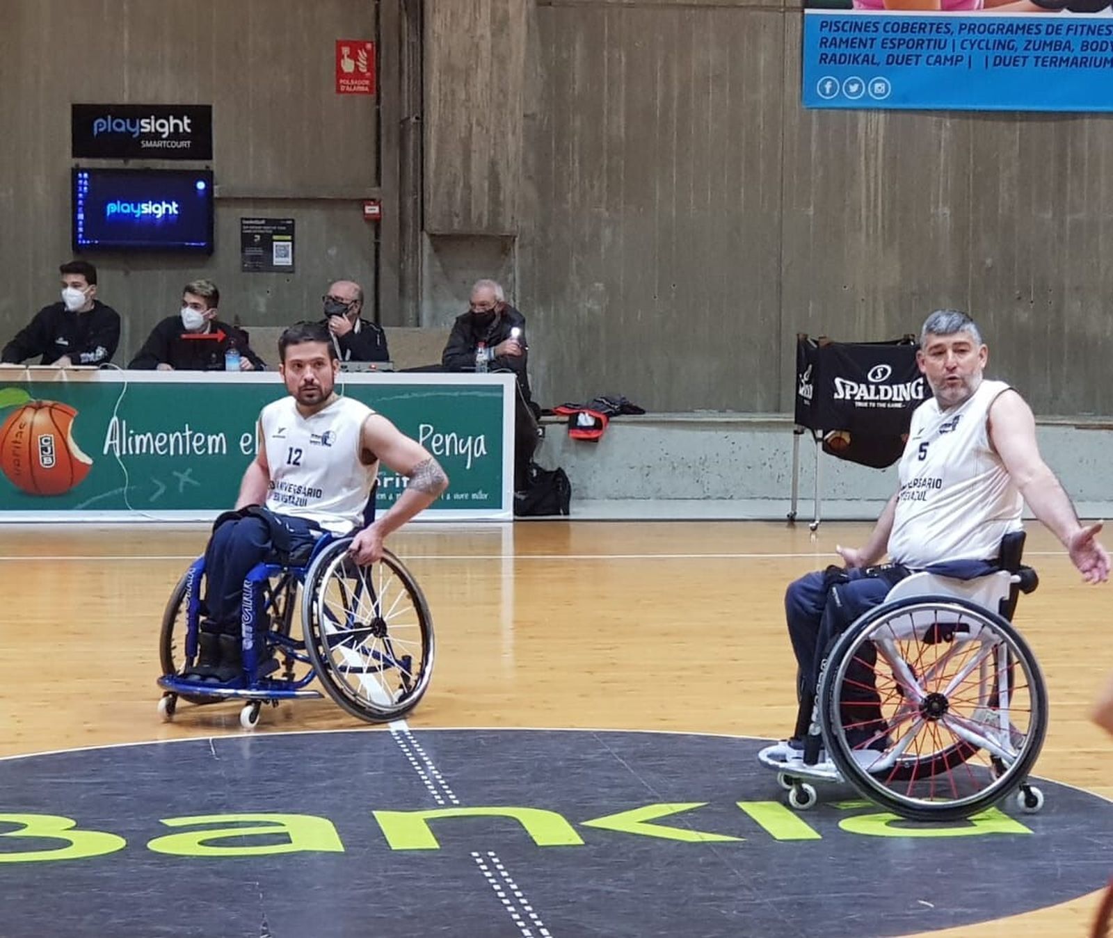 Una imagen de un partido del BSR Vistazul contra el Joventut.