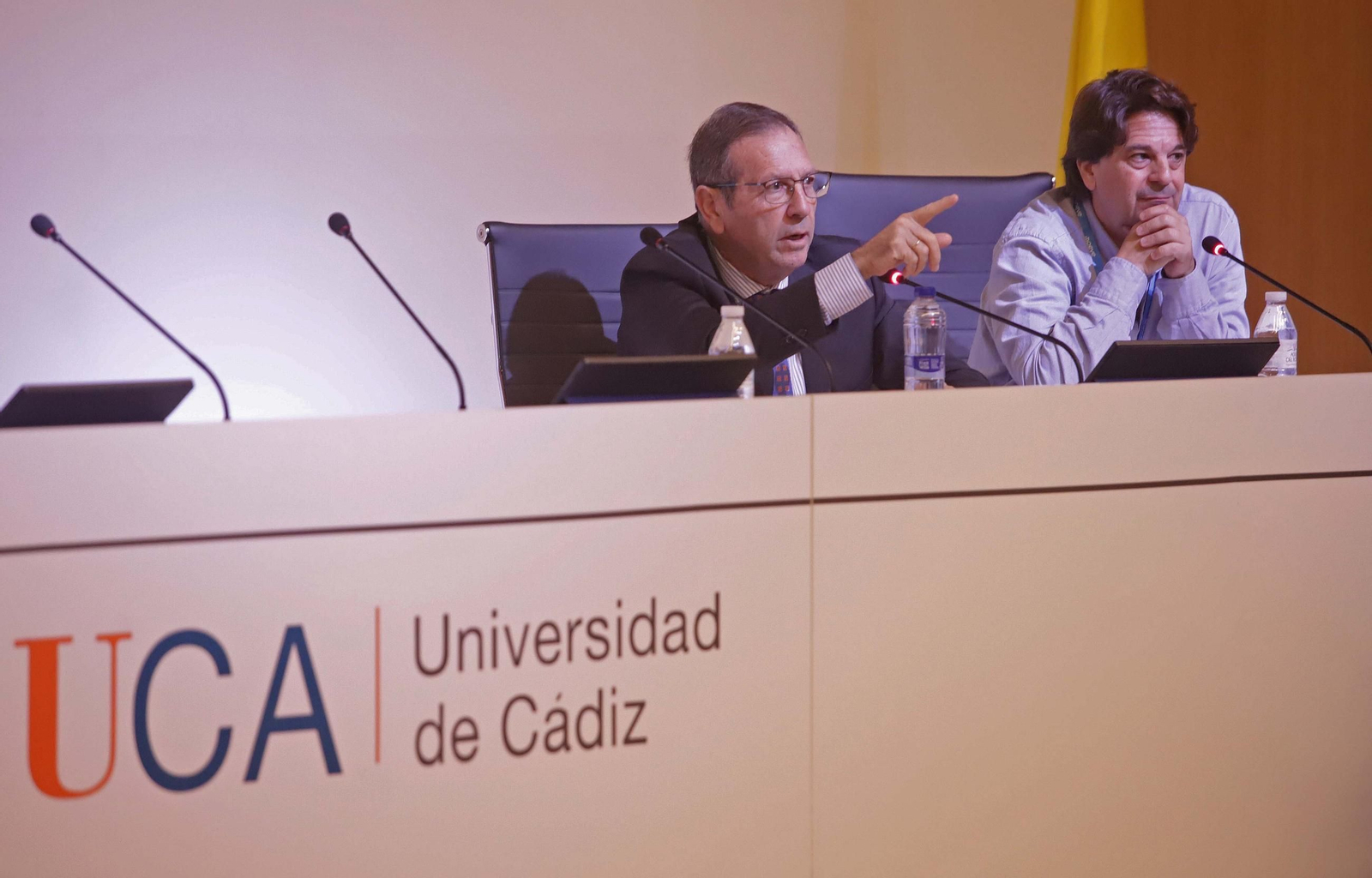 Fotos de la segunda jornada del congreso Rh2edin de energías limpias en la ETSI de Algeciras