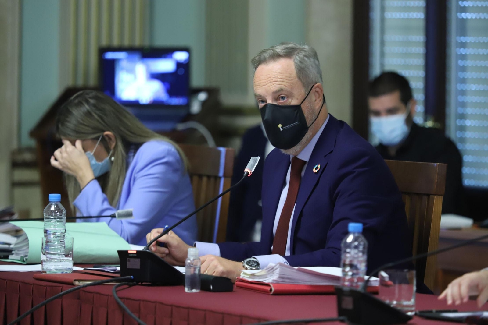 Imágenes del pleno celebrado en el Ayuntamiento de Huelva