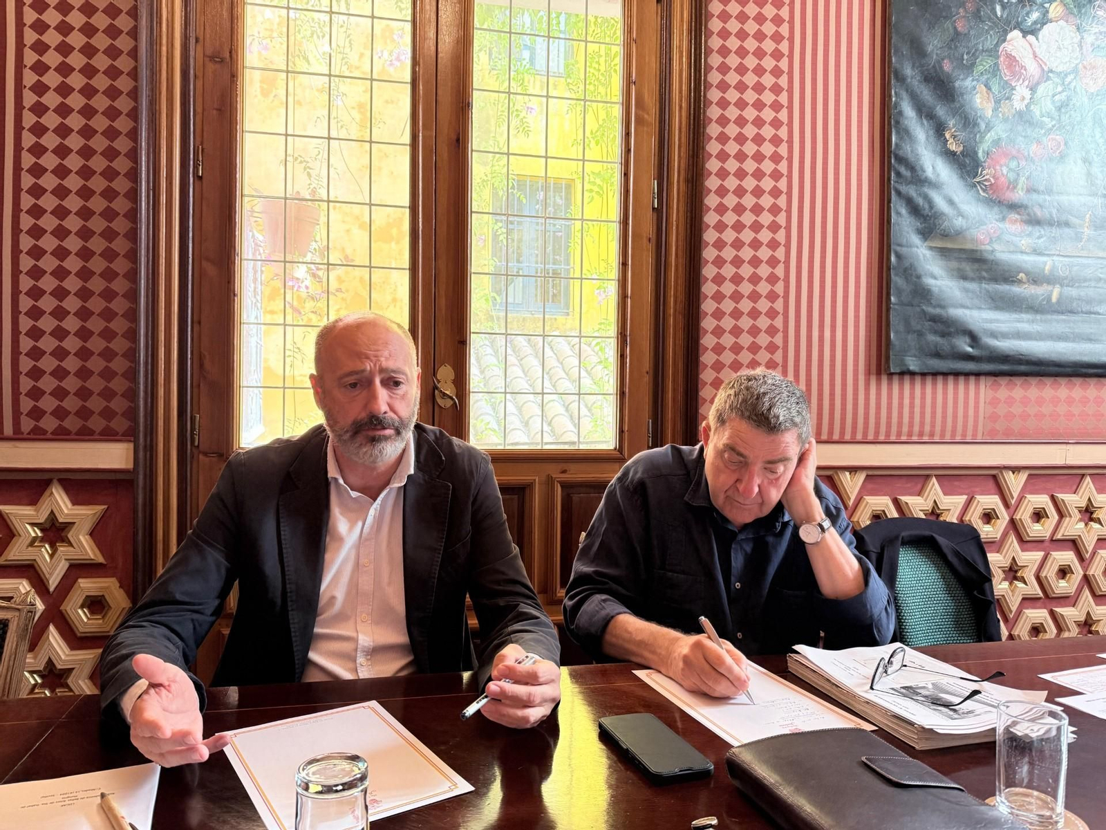 Fernando Vázquez y Joaquín Egea.