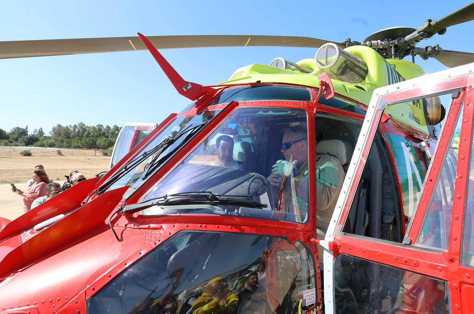 Imágenes de la presentación del Plan Infoca 2024 de prevención de incendios forestales