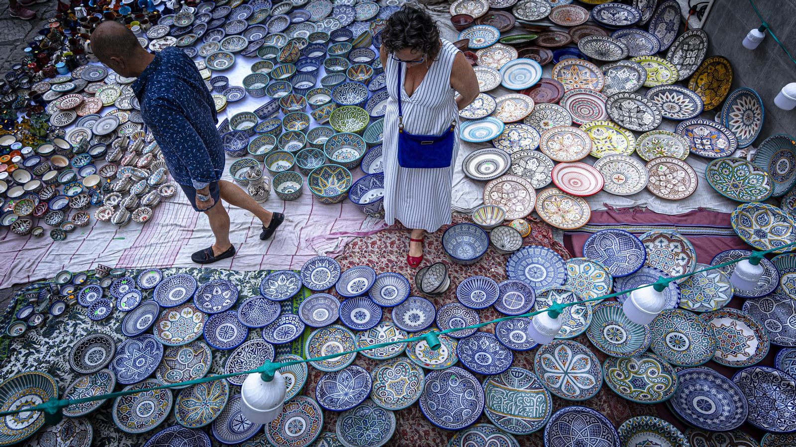 Las imágenes del Mercado Andalusi 2024 en el barrio de El Pópulo de Cádiz