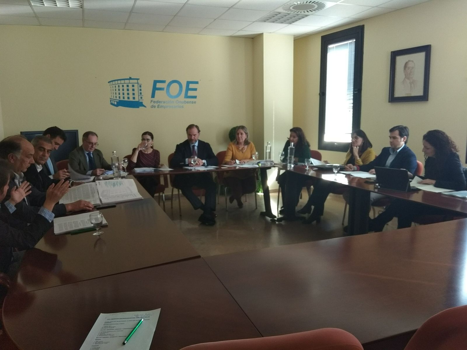 Jurado que designado a las mejores empresas del año en Huelva.