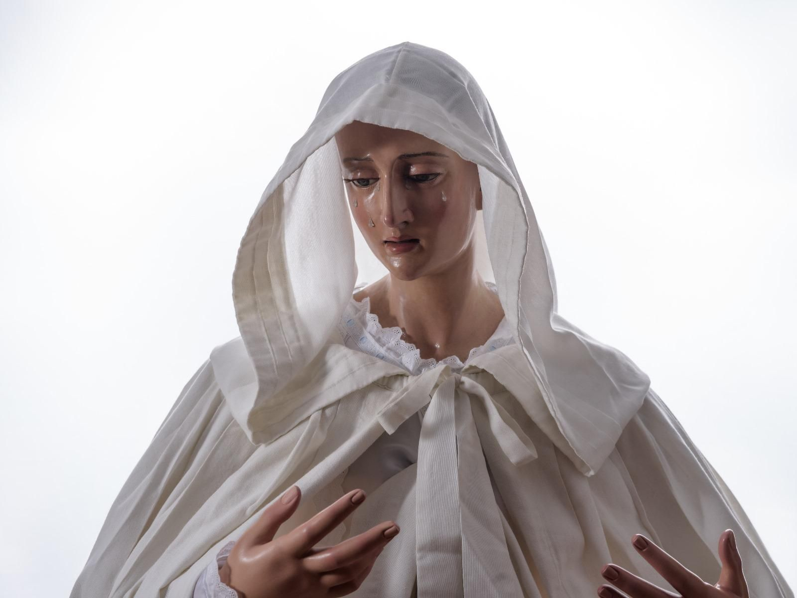 María Santísima de Paz y Concordia tras la restauración. María Santísima de Paz y Concordia tras la restauración.