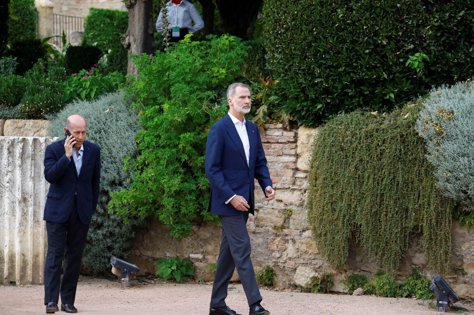 Los reyes Felipe VI y Abdalá II, en el Alcázar de los Reyes Cristianos de Córdoba