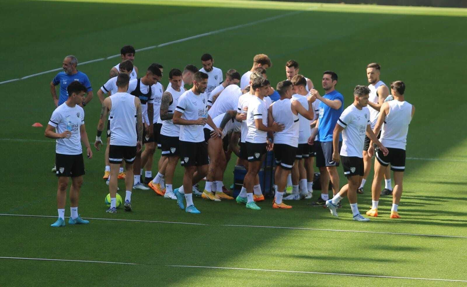 Las fotos del entrenamiento del Málaga CF