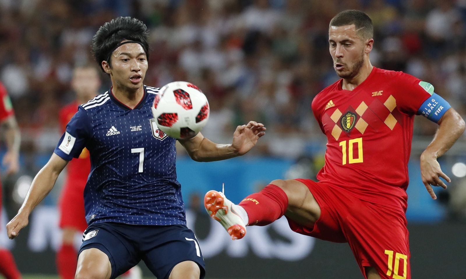 Las imágenes del Bélgica-Japón