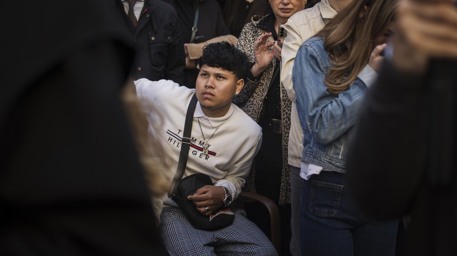 Imágenes de la Hermandad de La Vera-Cruz en el Jueves Santo de Jerez 2025