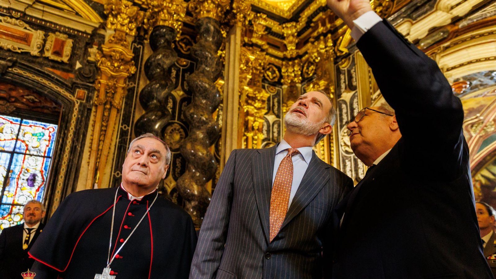 Visita del Rey Felipe VI al Camarín de la Virgen de las Angustias de Granada, Mayo 2025