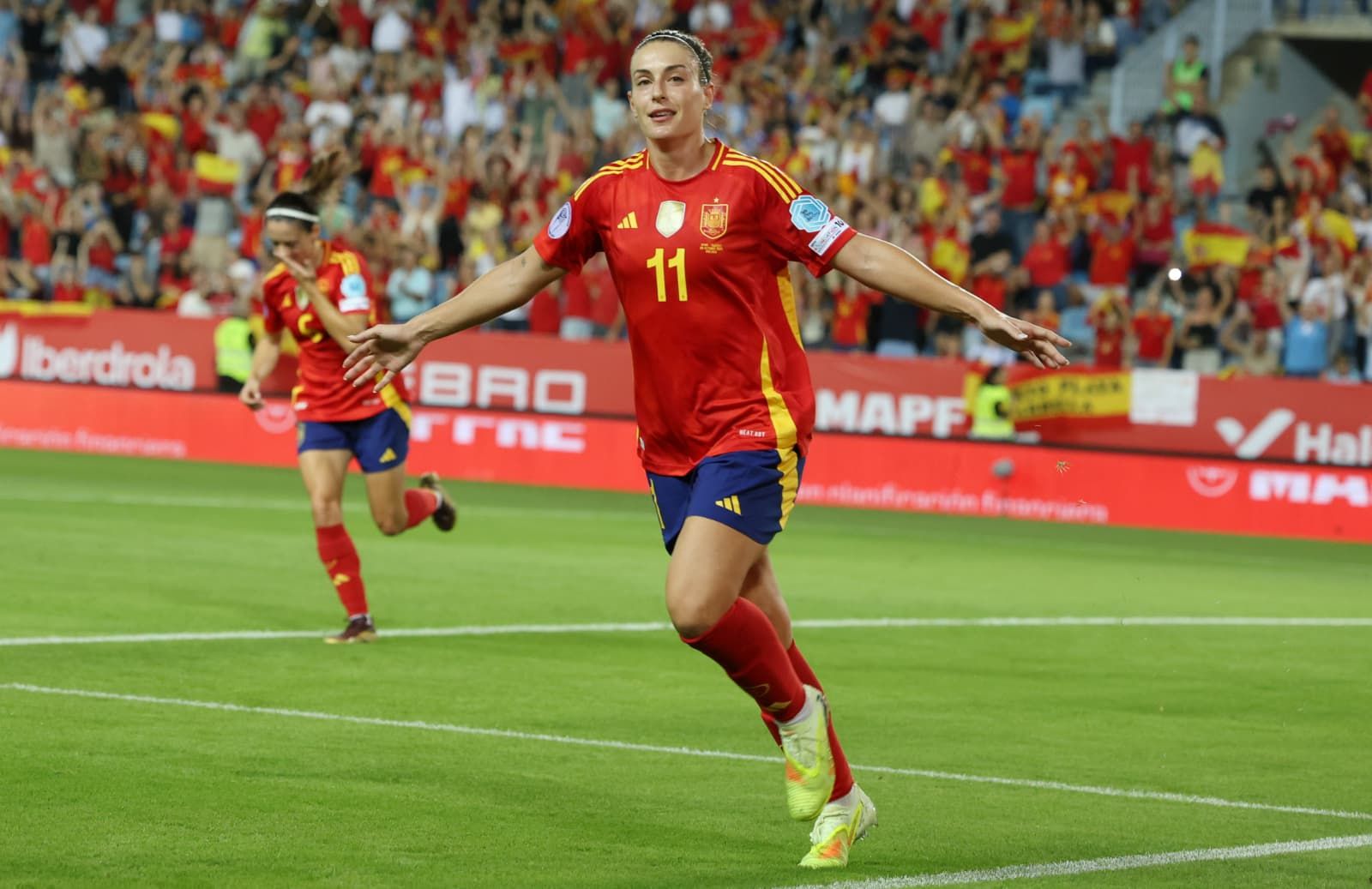 El España-Suecia de Málaga, en fotos