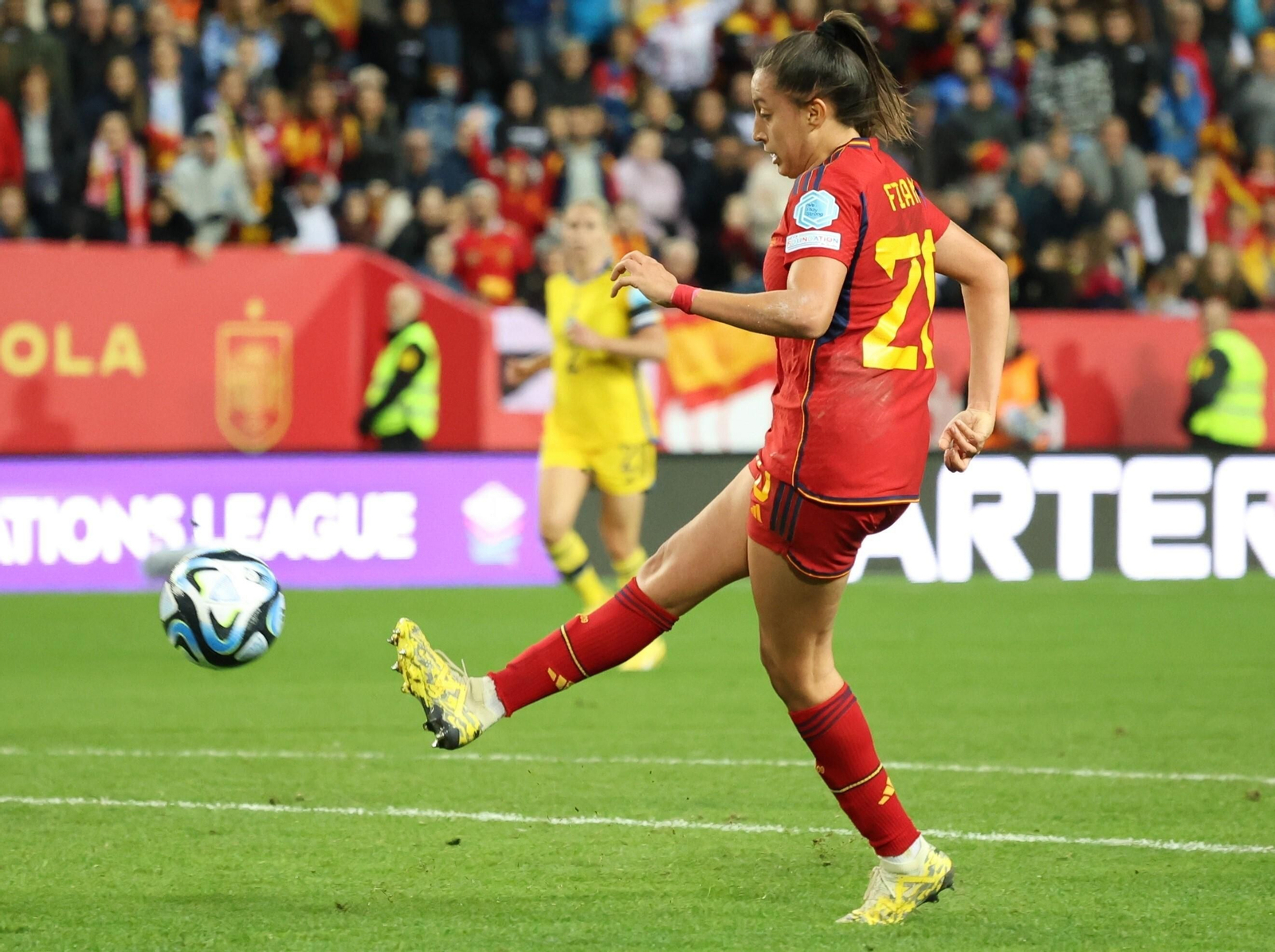 España-Suecia, en fotos