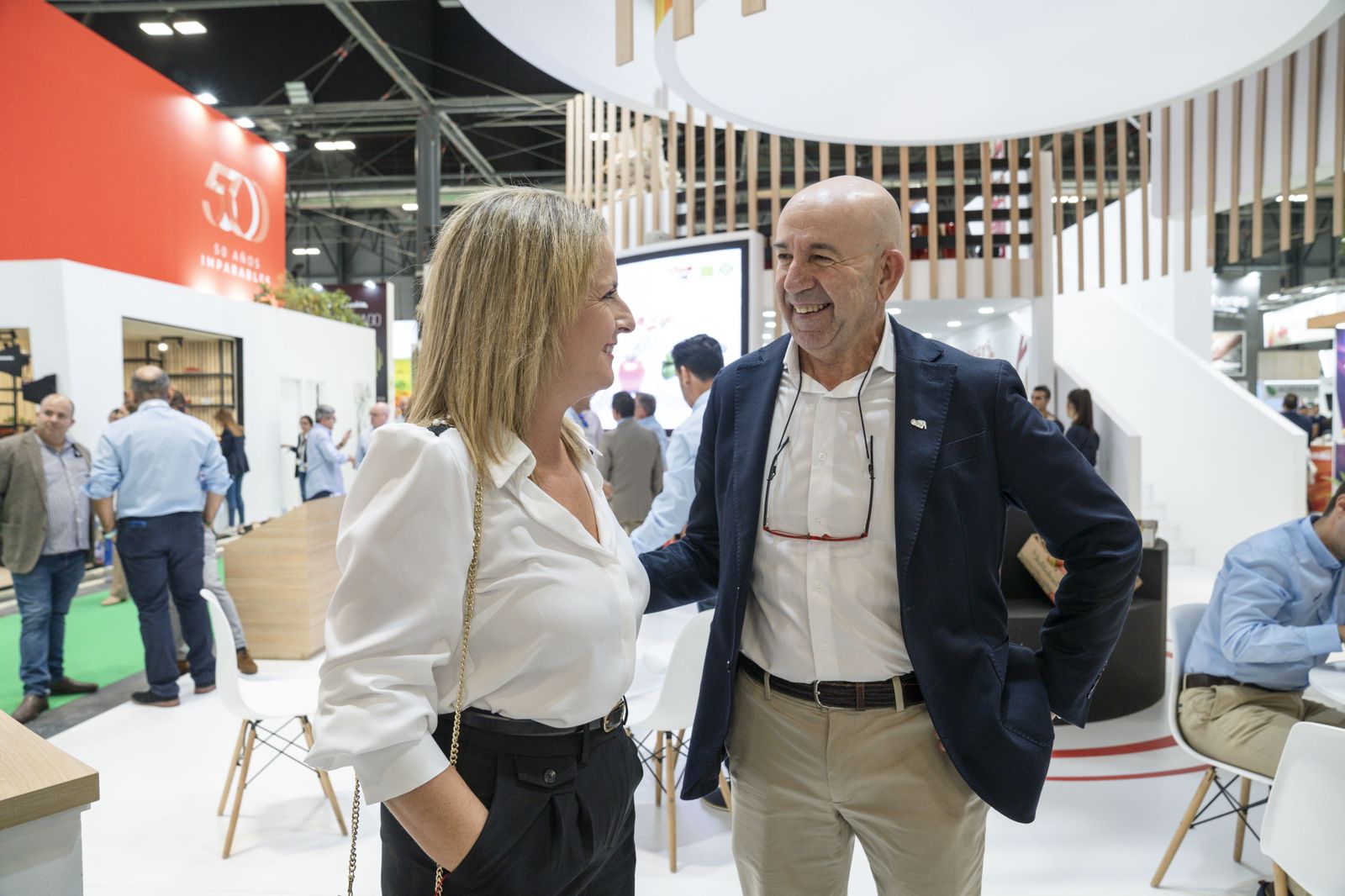 La diputada, en CASI.