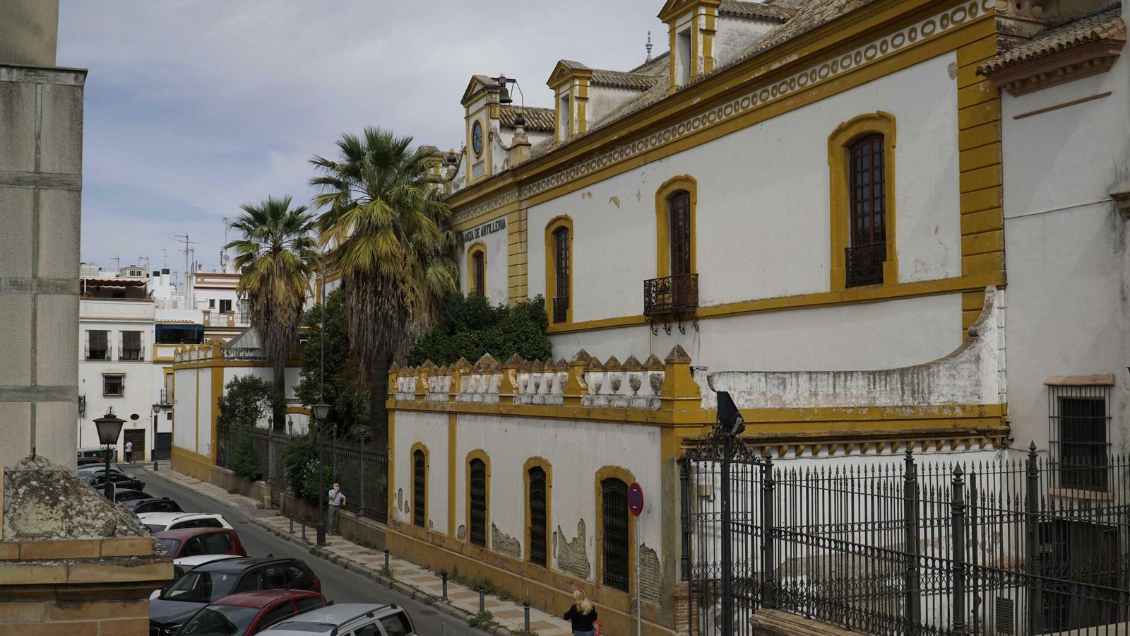 Aspecto actual de la fachada de los edificios Cuerpo de Guardia y Biblioteca de las Reales Atarazanas.
