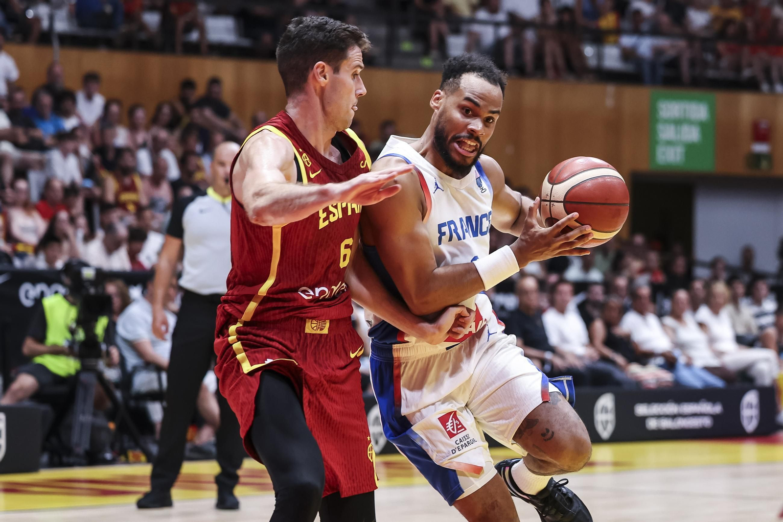 Las fotos del España - Francia de baloncesto