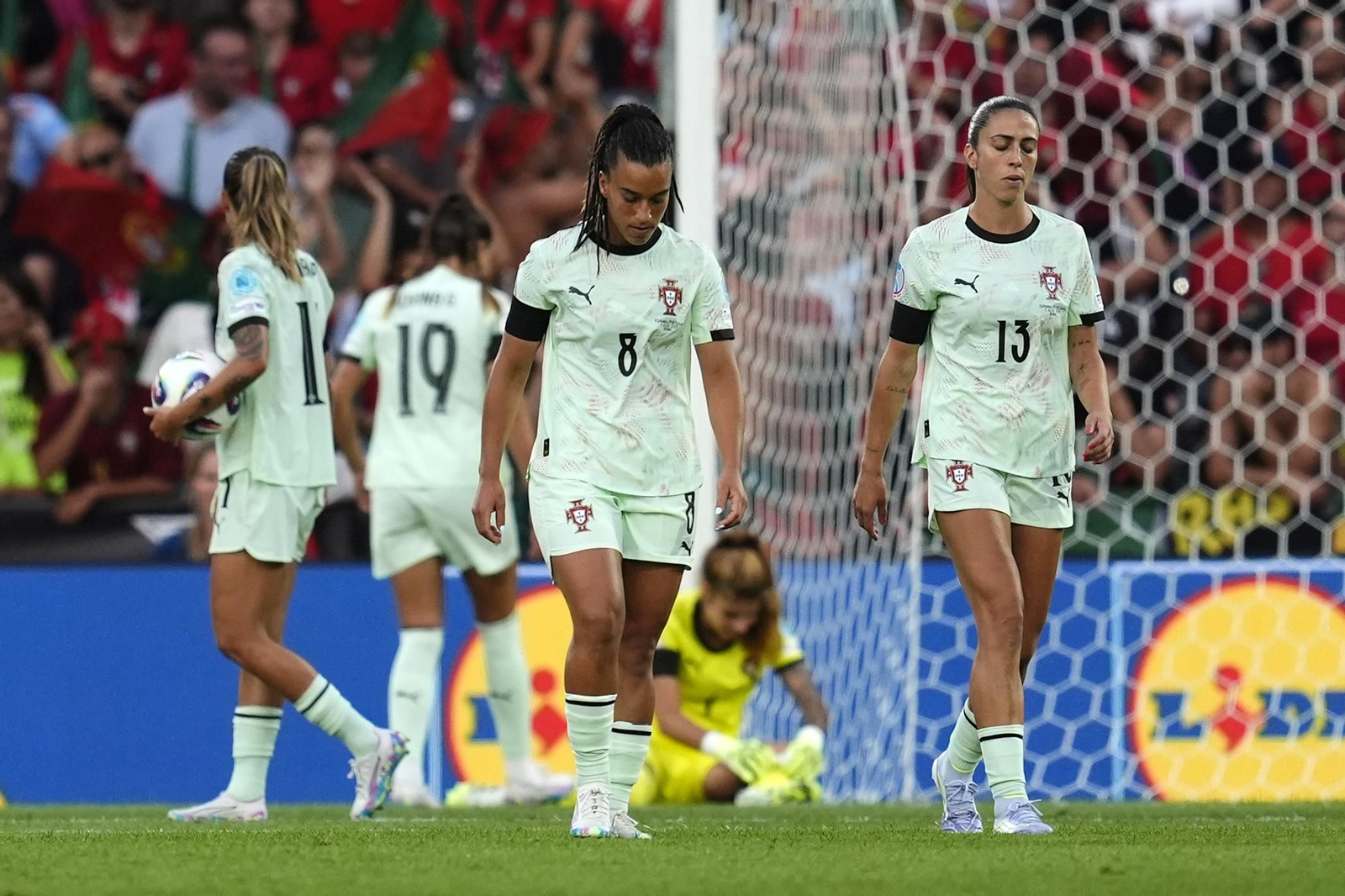 Las fotos del España-Portugal en la Eurocopa femenina