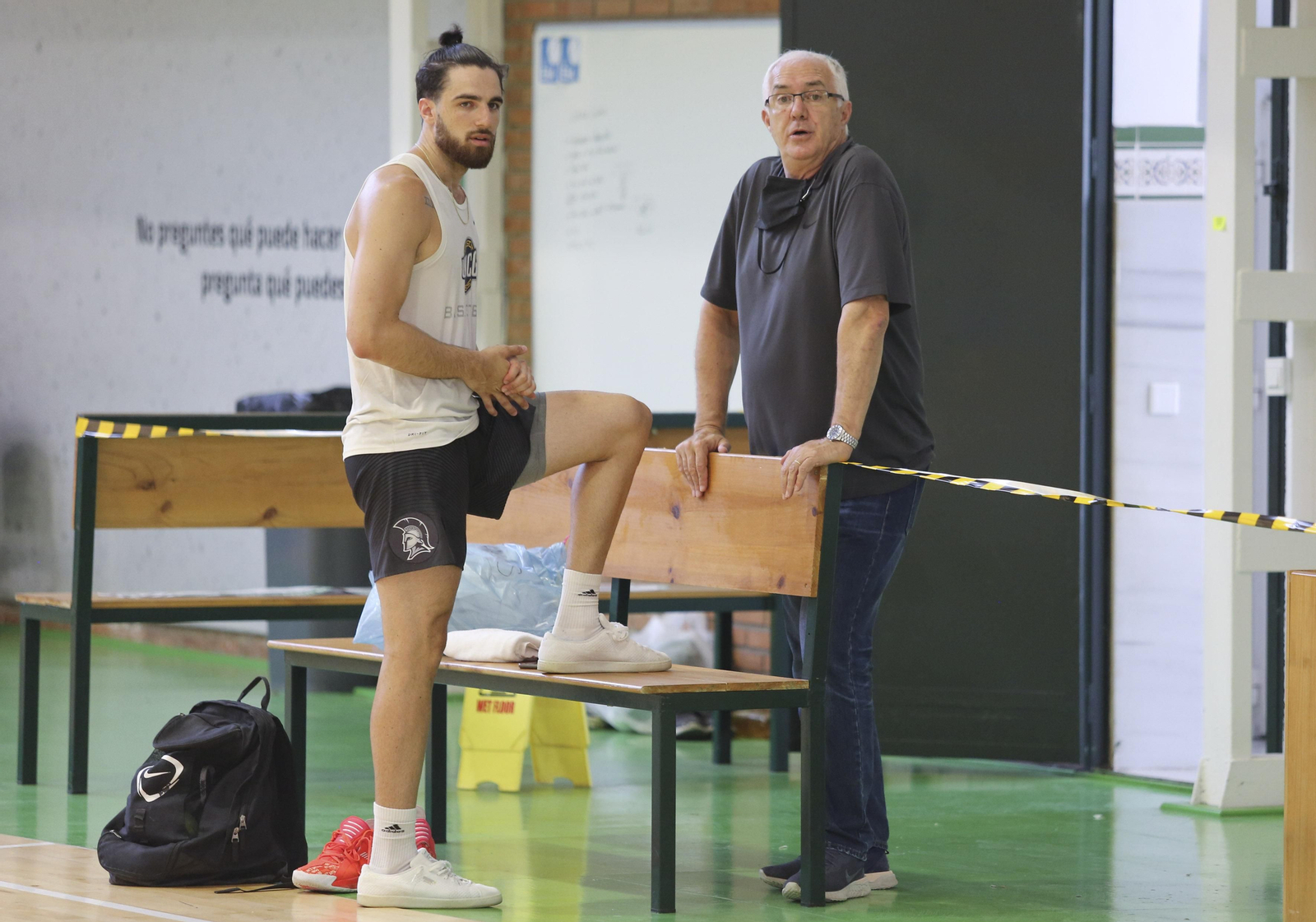 Las fotos de Manolo Rubia en su etapa en el Unicaja