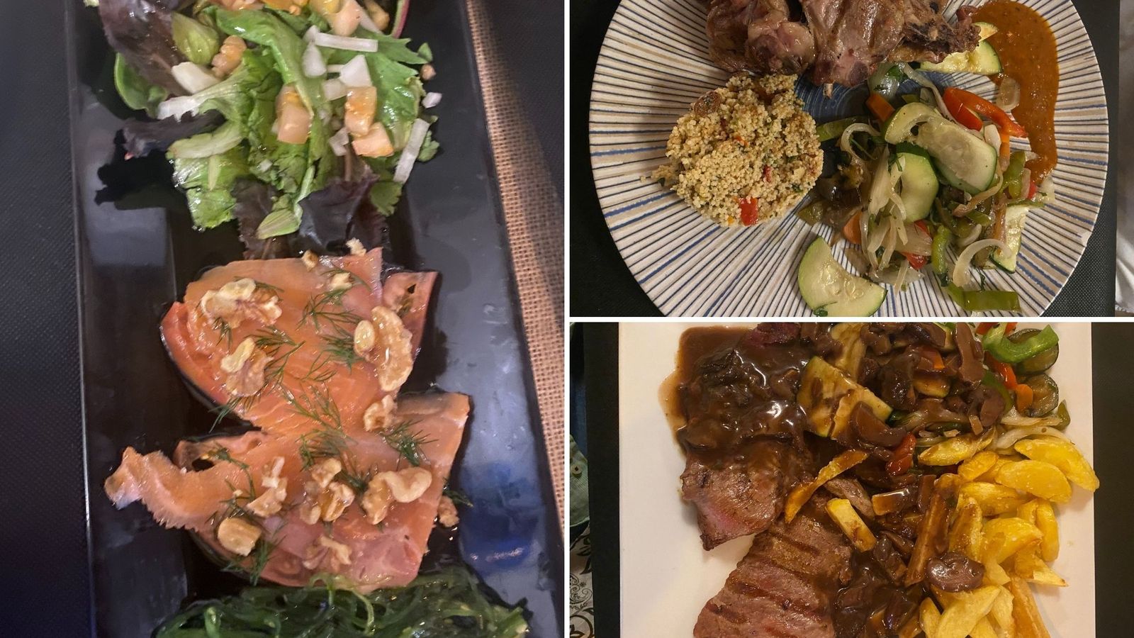 Platos principales en Jesús Carrión