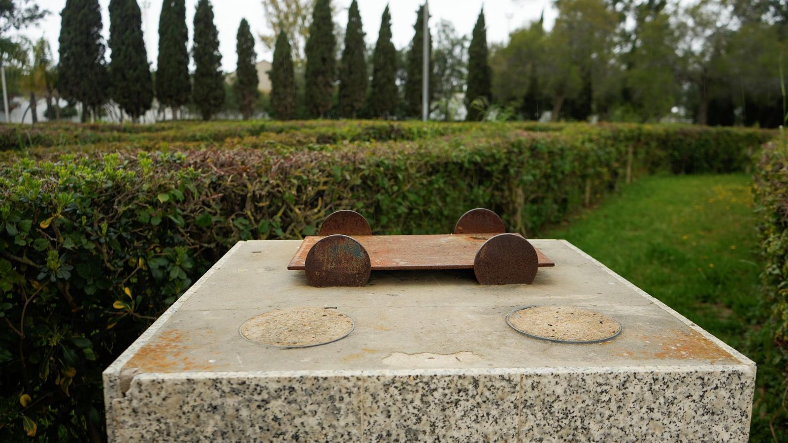 Parte de una obra retirada