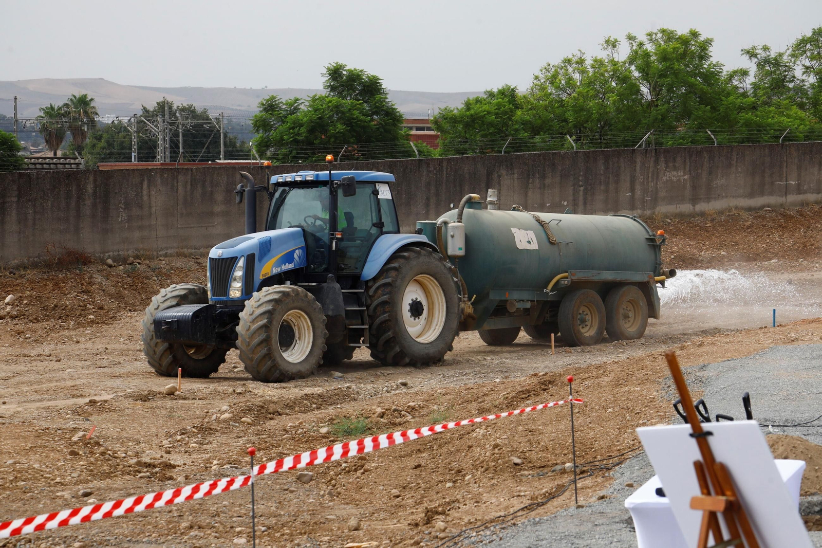 El inicio de las obras de la tercera fase del parque logístico de Córdoba, en imágenes