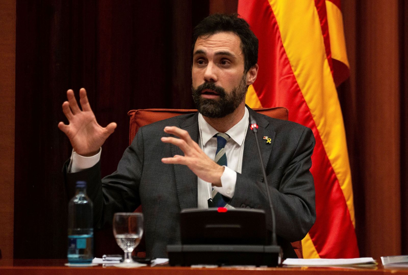 El presidente del Parlament, Roger Torrent, en una imagen reciente