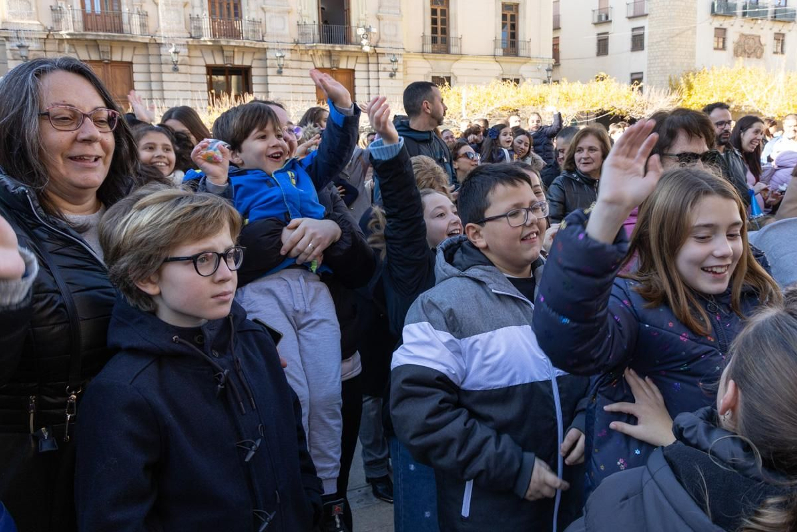 Fiesta infantil de Nochevieja en la Plaza de Santa María
