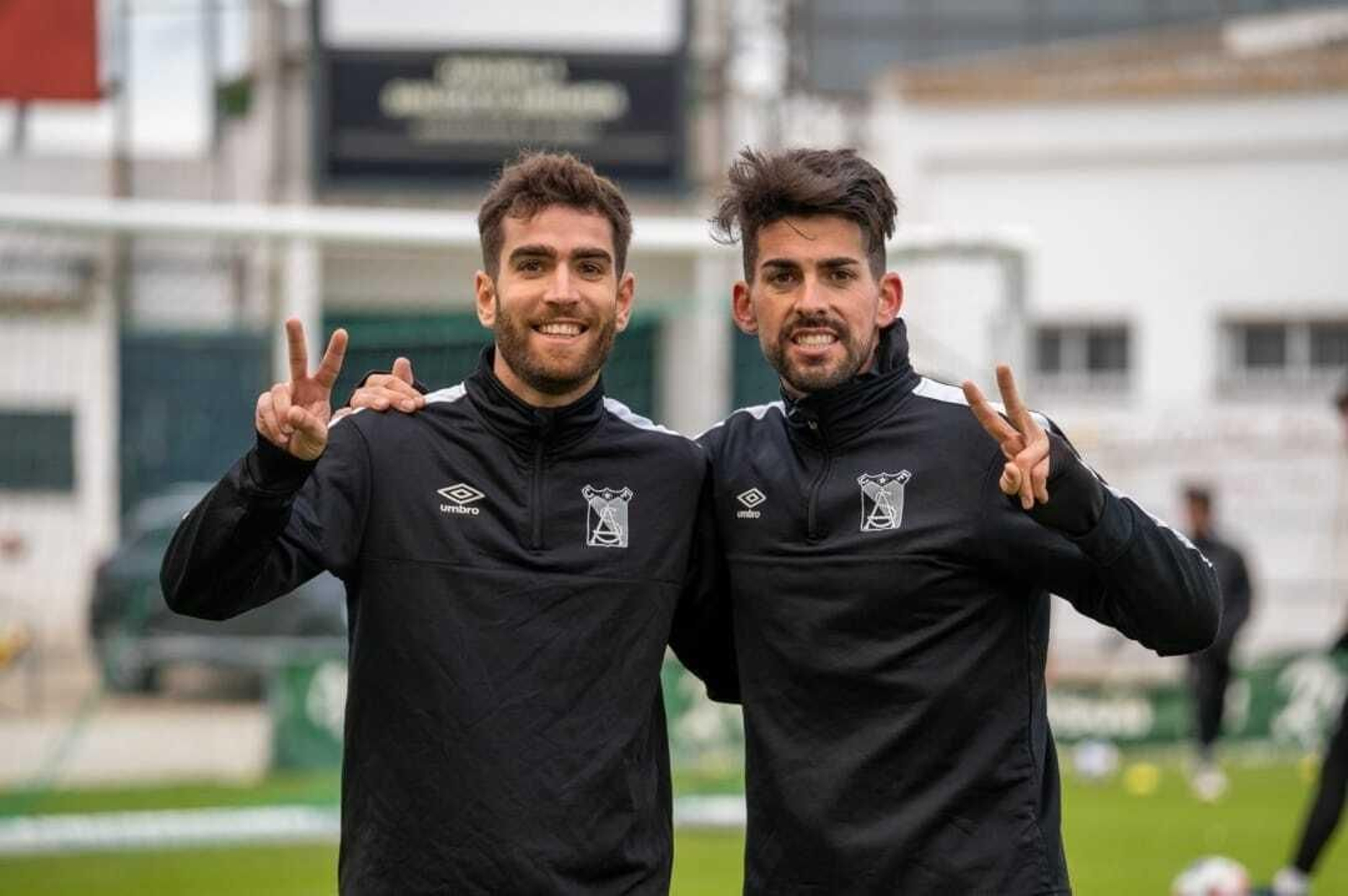Marcos Torres e Isma Gil, optimistas antes del partido contra el líder