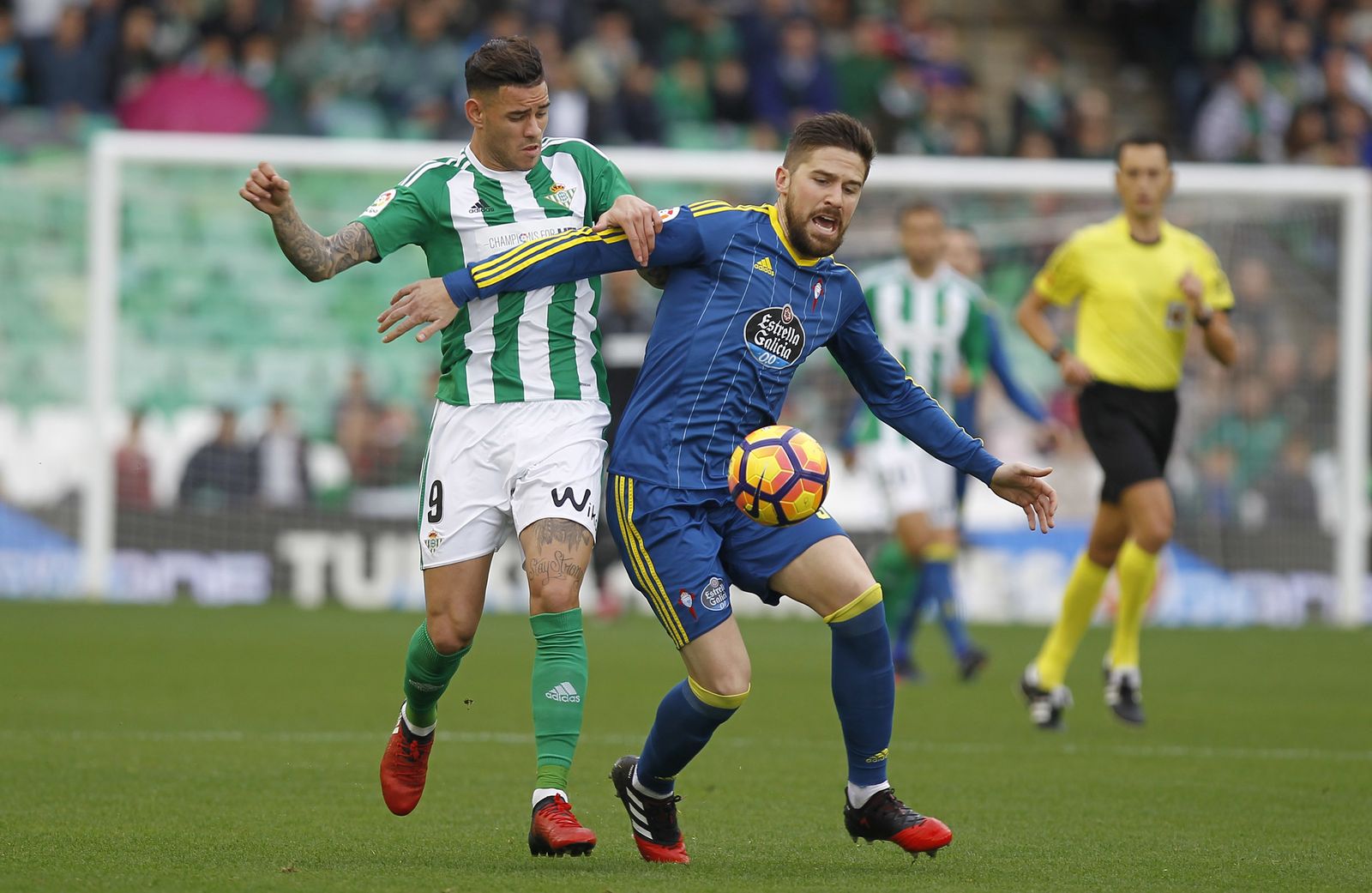 El Real Betis-Celta, en imágenes.