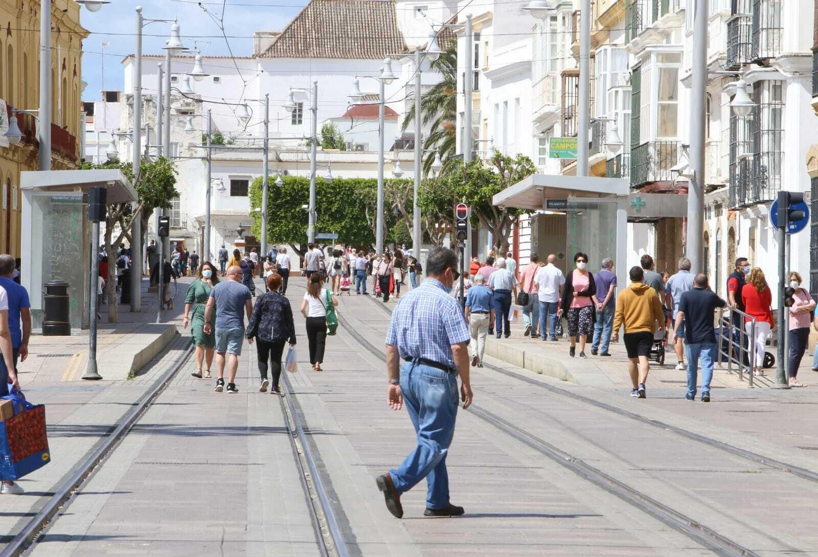 La calle Real, hace unas semanas.