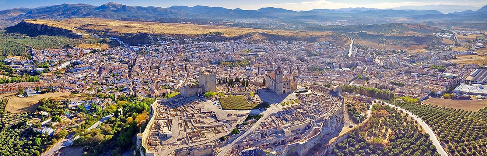 Vista aérea de Alcalá la Real.