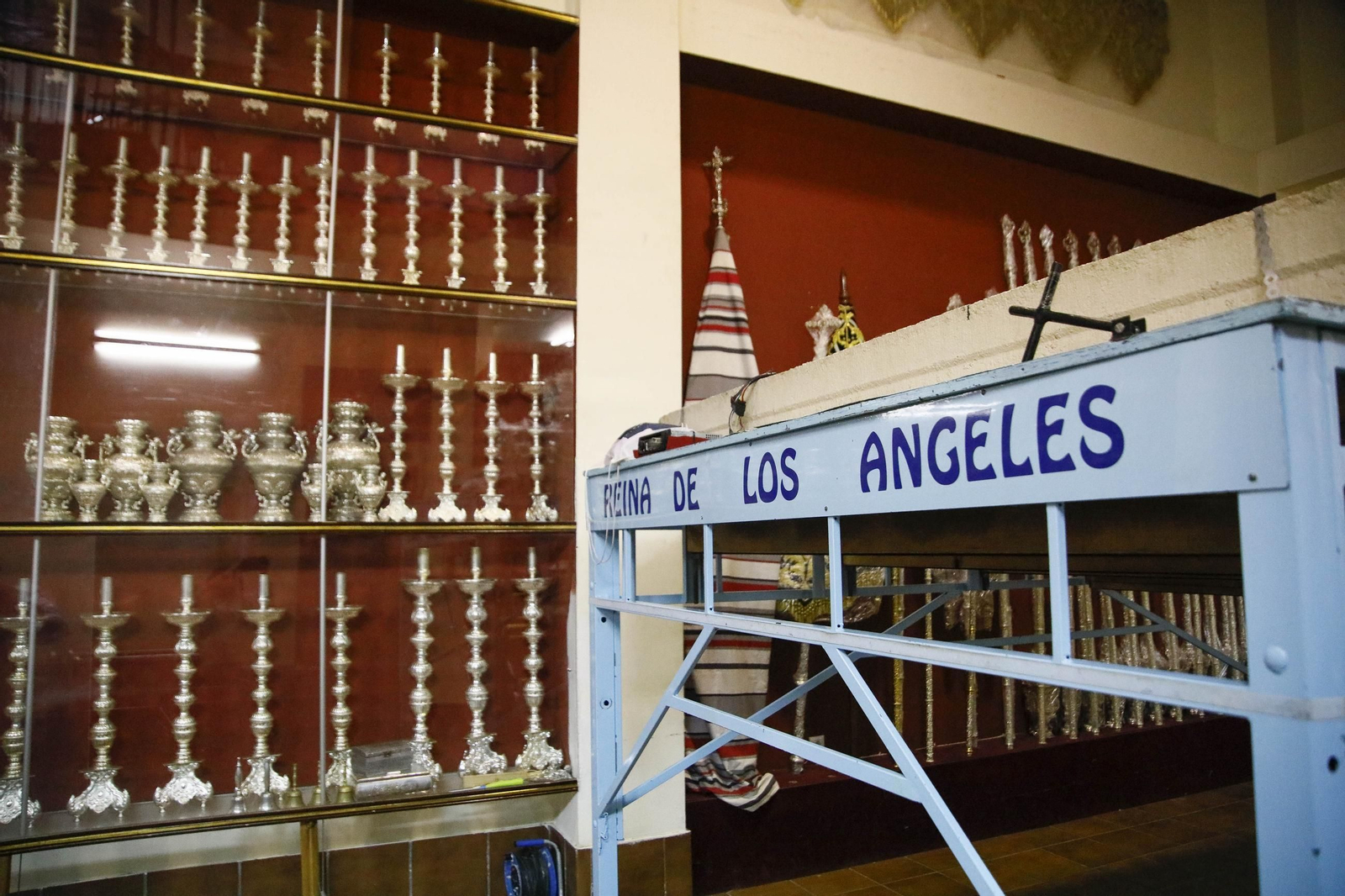 Ensayo de la hermandad de los Ángeles de la ciudad de Almería, en imágenes