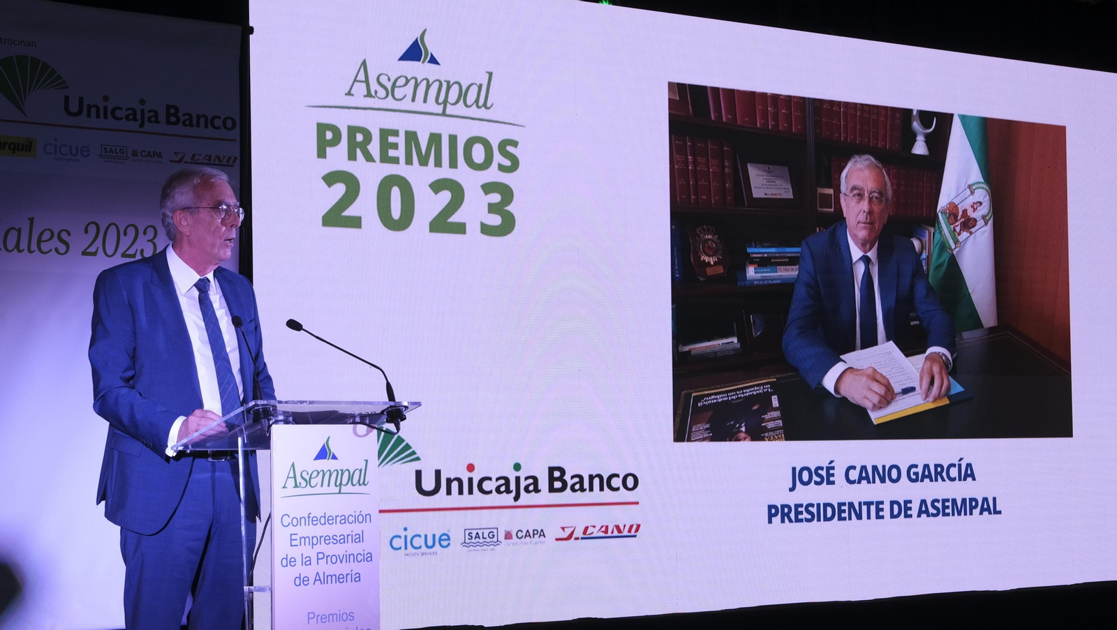 Imágenes de la gala de entrega de los Premios Asempal 2023, en el Hotel Playadulce