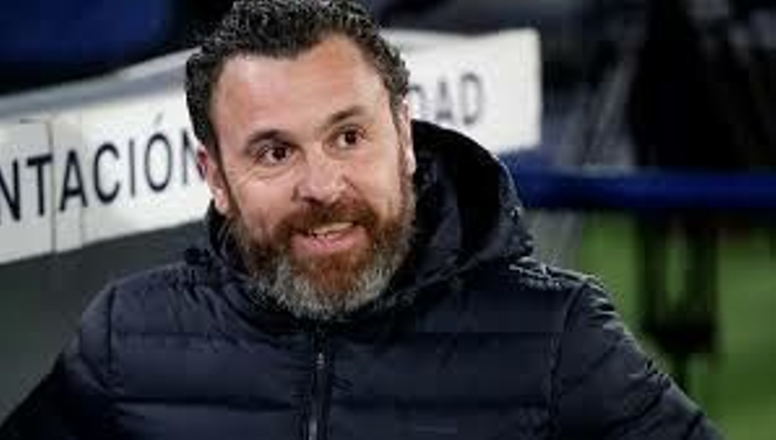 Sergio, en el banquillo del José Zorrilla.